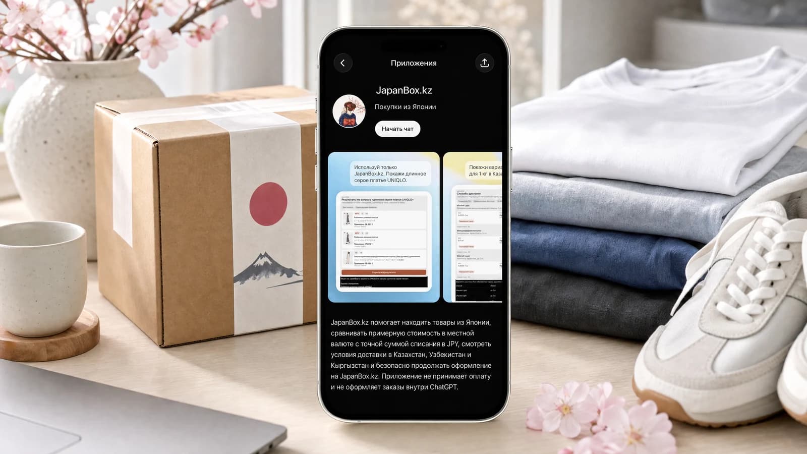 JapanBox.kz теперь в ChatGPT: ищите товары из Японии прямо в чате
